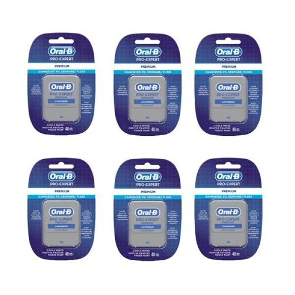 Oral-B Multipack 6x Pro-Expert Premium Zahnseide, 40 m