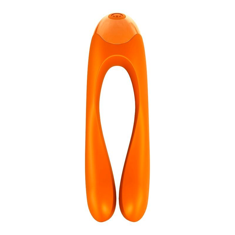 Orange Finger Vibrator, Vorderansicht
