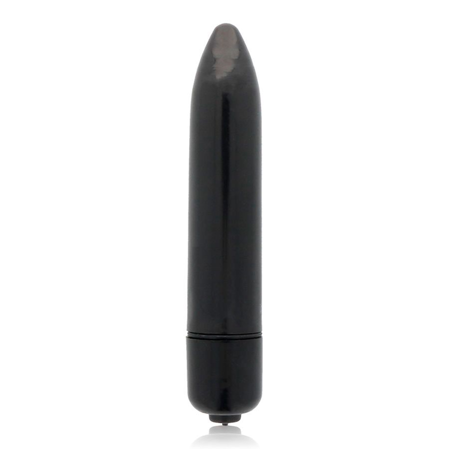 Schwarzer Minivibrator 'Bullet Vibe' mit spitz zulaufendem Kopf.