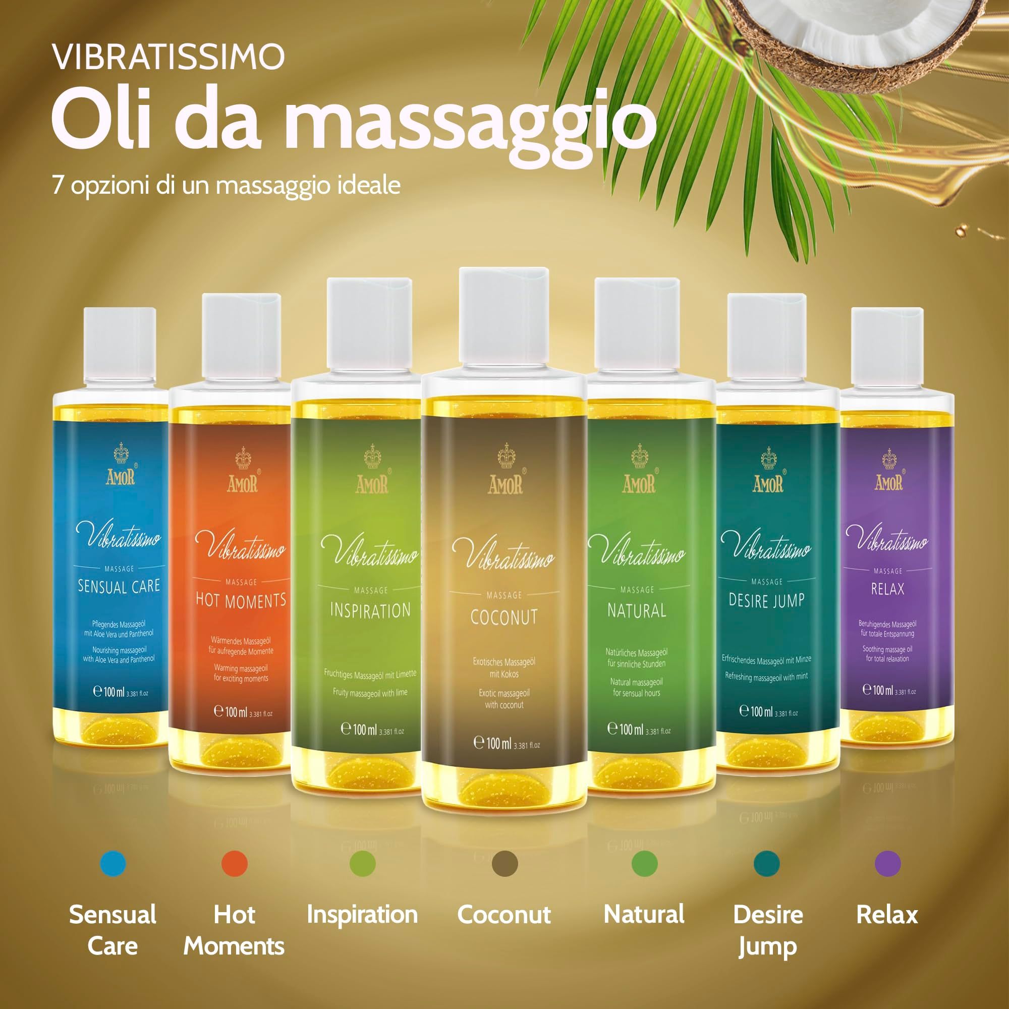 Vibratissimo Massageöl Coconut