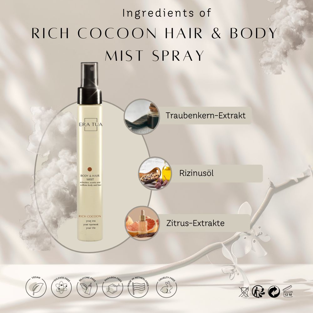 "Era Tua  Rich Cocoon Body & Hair Mist