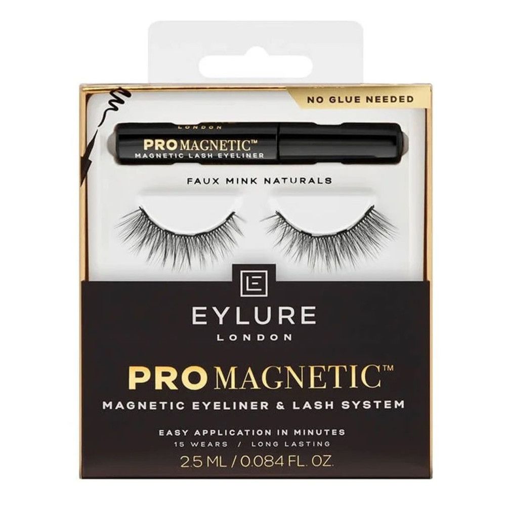 Eylure London - Promagnetic Wimpern & Eyeliner – Faux Mink Naturals