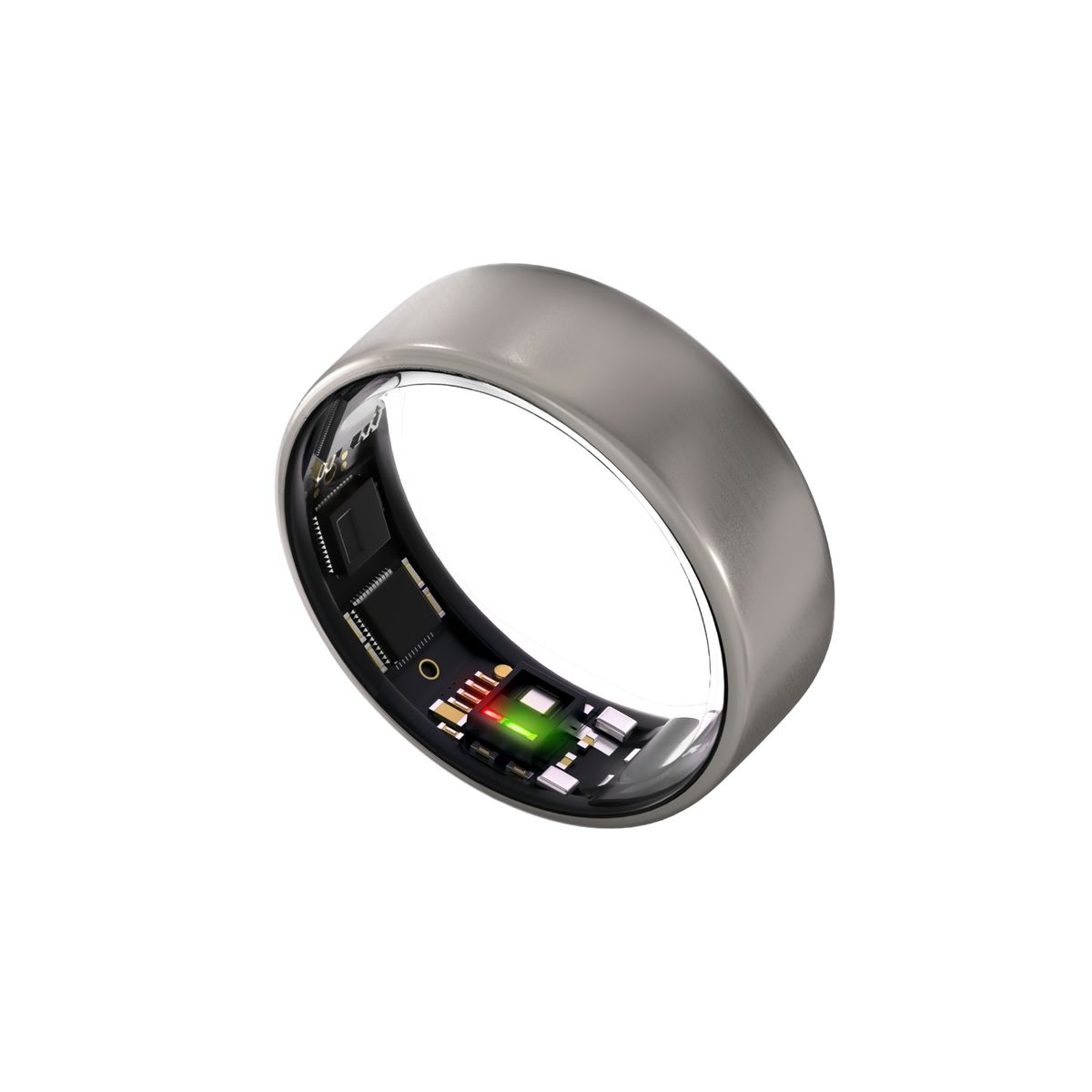 Ultrahuman AIR Smart Ring, Raw Titanium- Größe 8