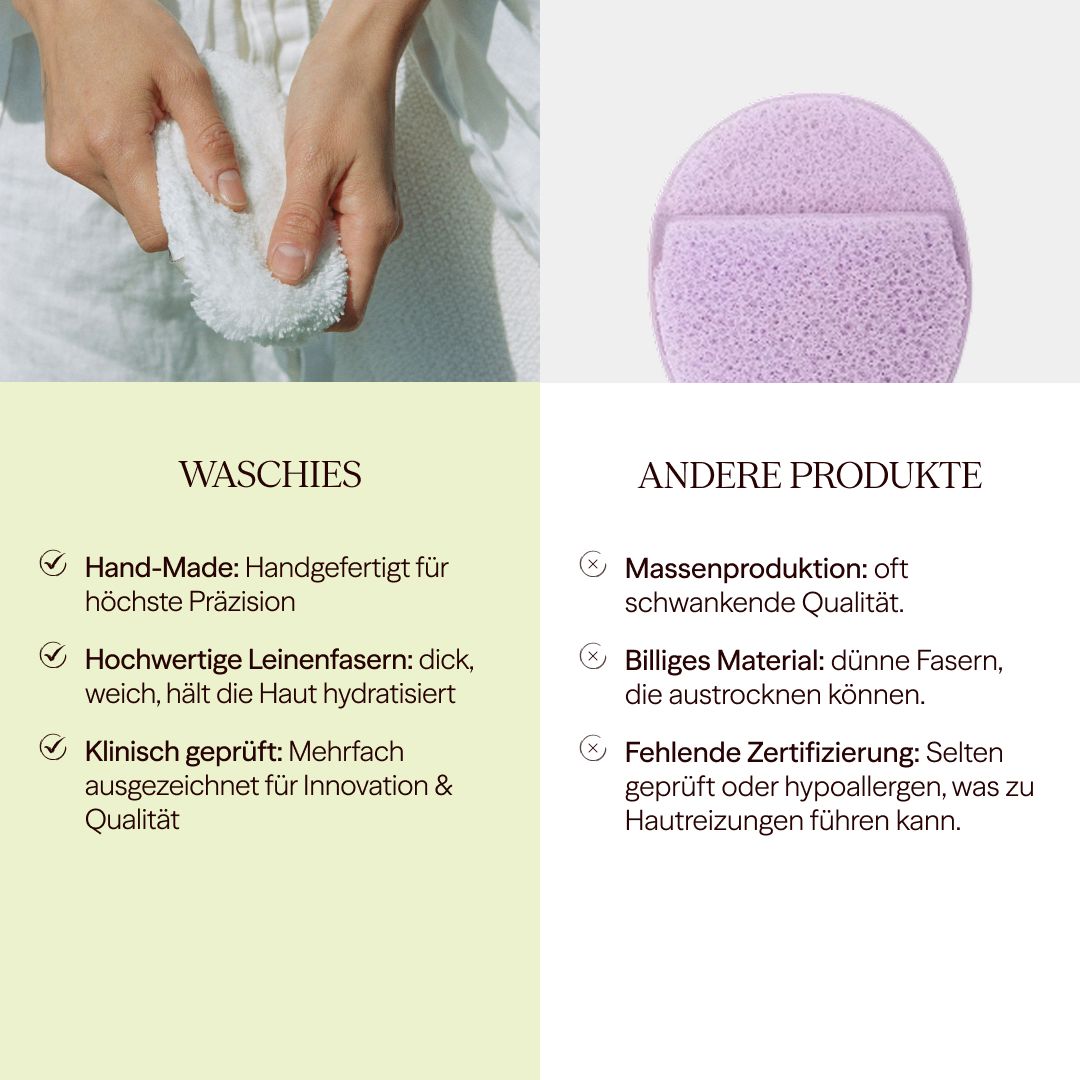 waschies Peeling-Pad Scrub & Clean 2er Set
