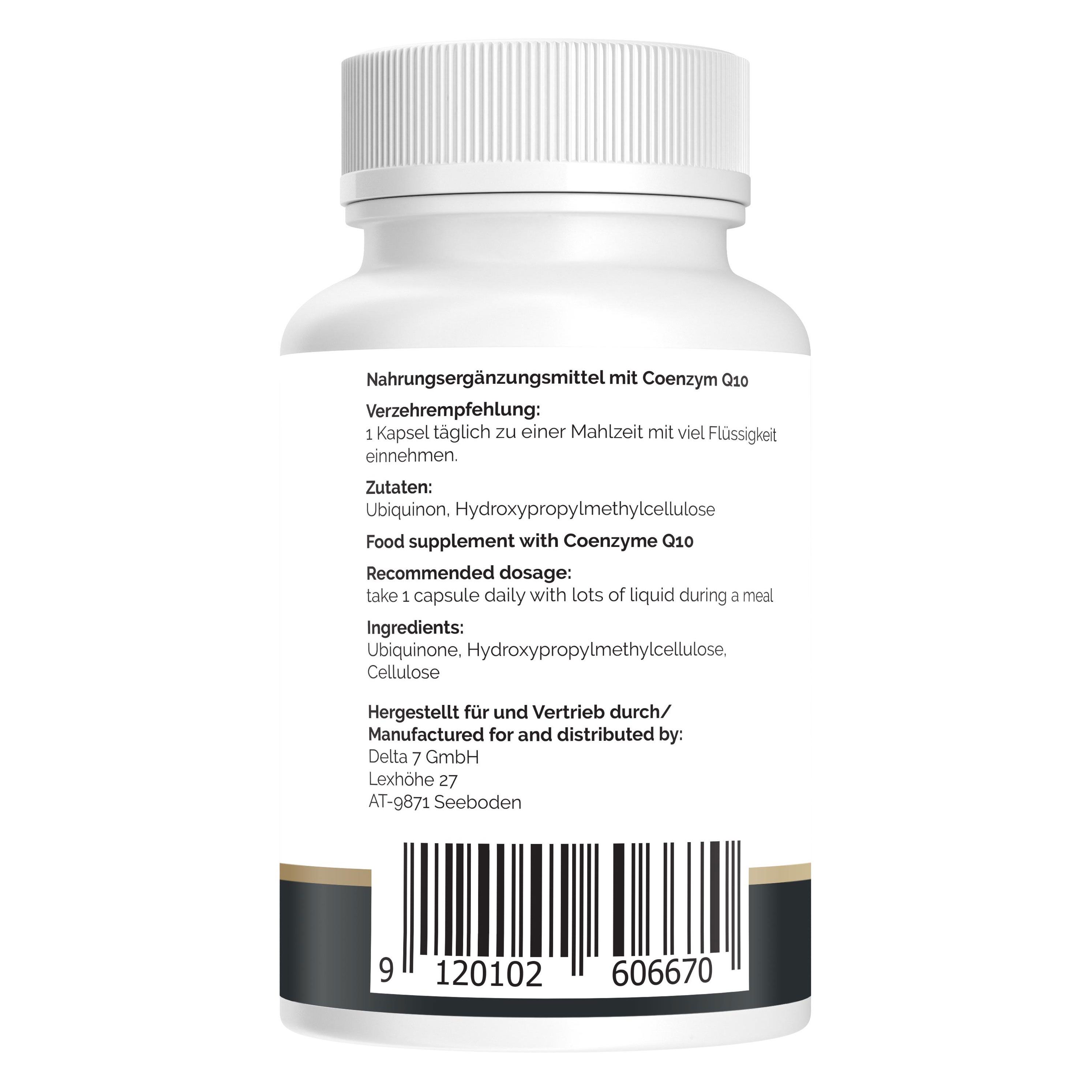 Natural Pro | Coenzym Q10 200mg HOCHDOSIERT pro Kapsel