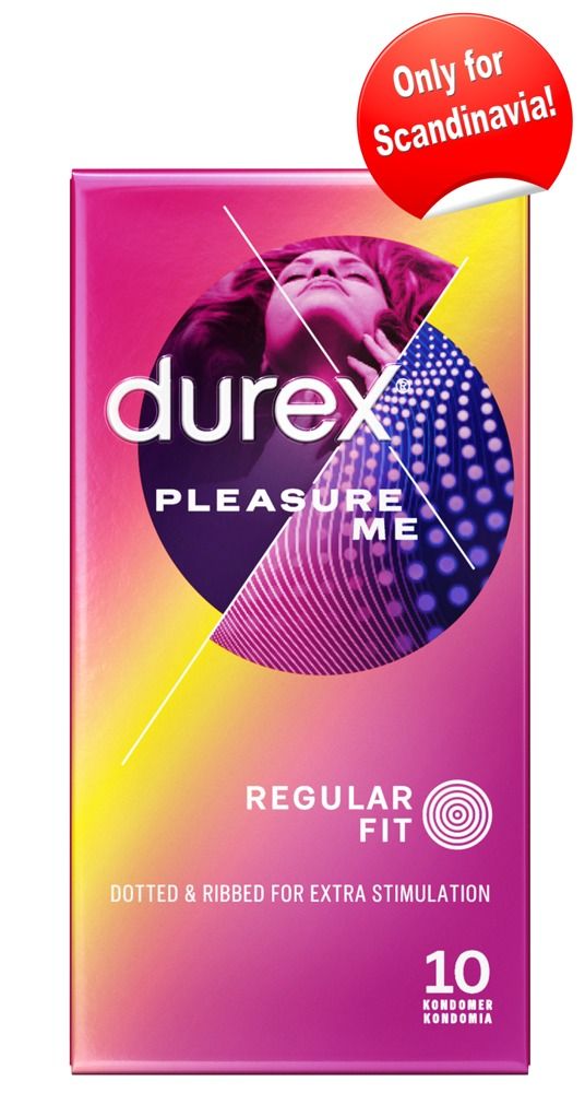 Durex - Pleasure Me - Regular Fit Kondome