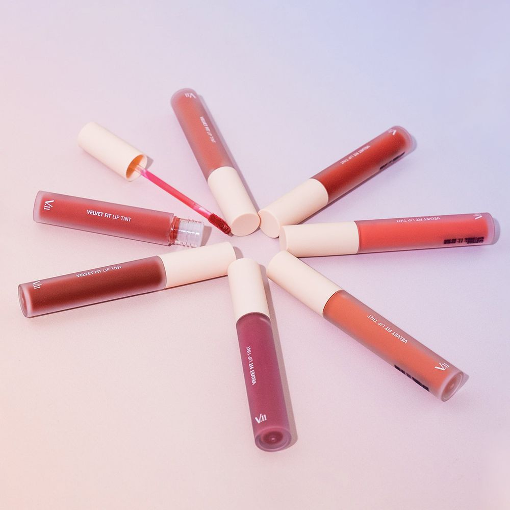 VILLAGE 11 FACTORY Velvet Fit Lip Tint Blooming Red Liquid Lipstick