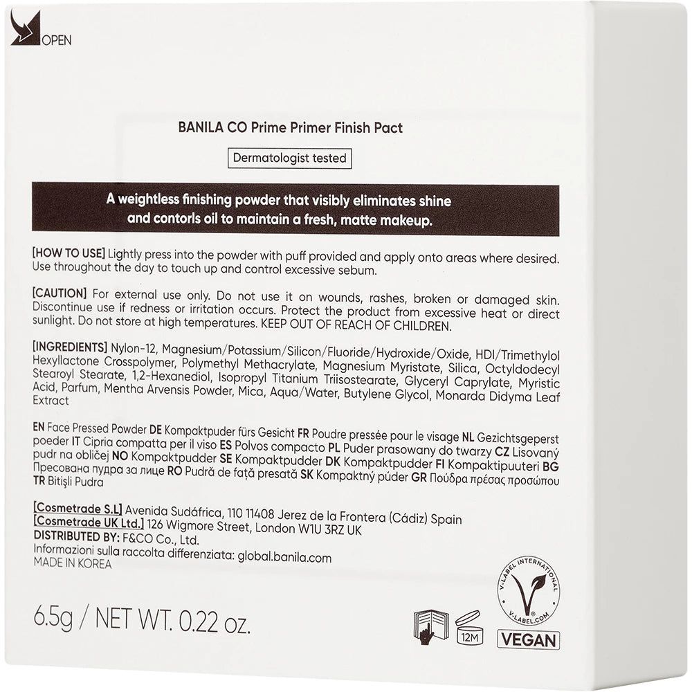 BANILA CO Prime Primer Finish Pact