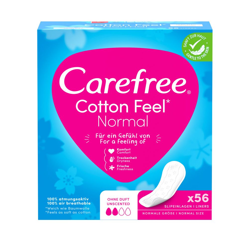 Carefree - Slipeinlagen "Cotton Feel Normal" ohne Duft 280 St.