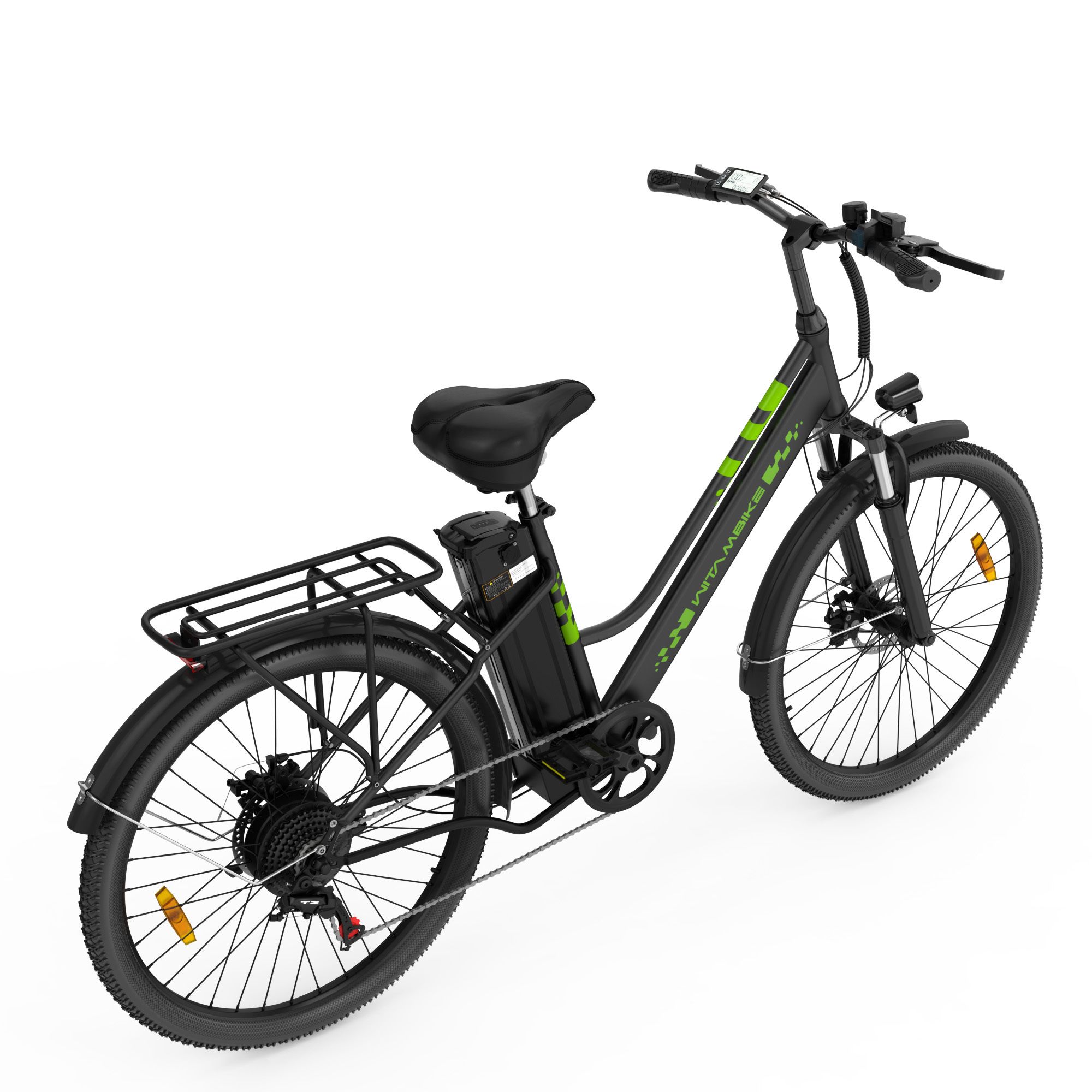 WITAMBIKE C26 E-Bike für Pendler, 36V 15Ah herausnehmbarer Akku
