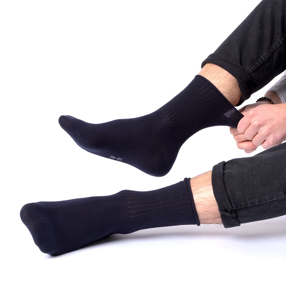 Occulto Damen & Herren Socken ohne Gummibund 10er Pack (Modell: Velano)