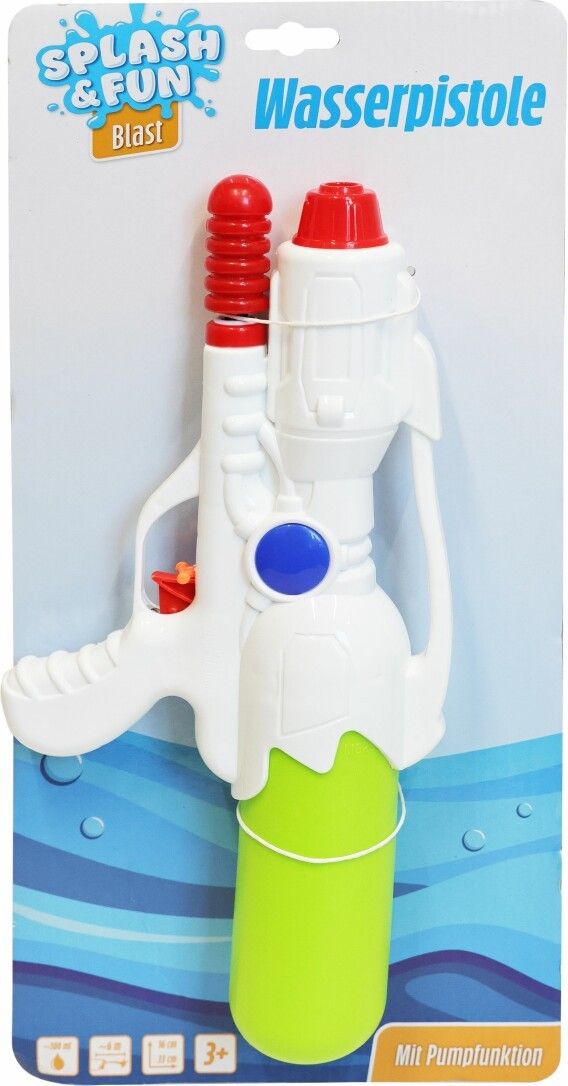 VEDES Großhandel GmbH - Ware Splash & Fun Wasserpistole mit Pumpfunktion, 33 cm