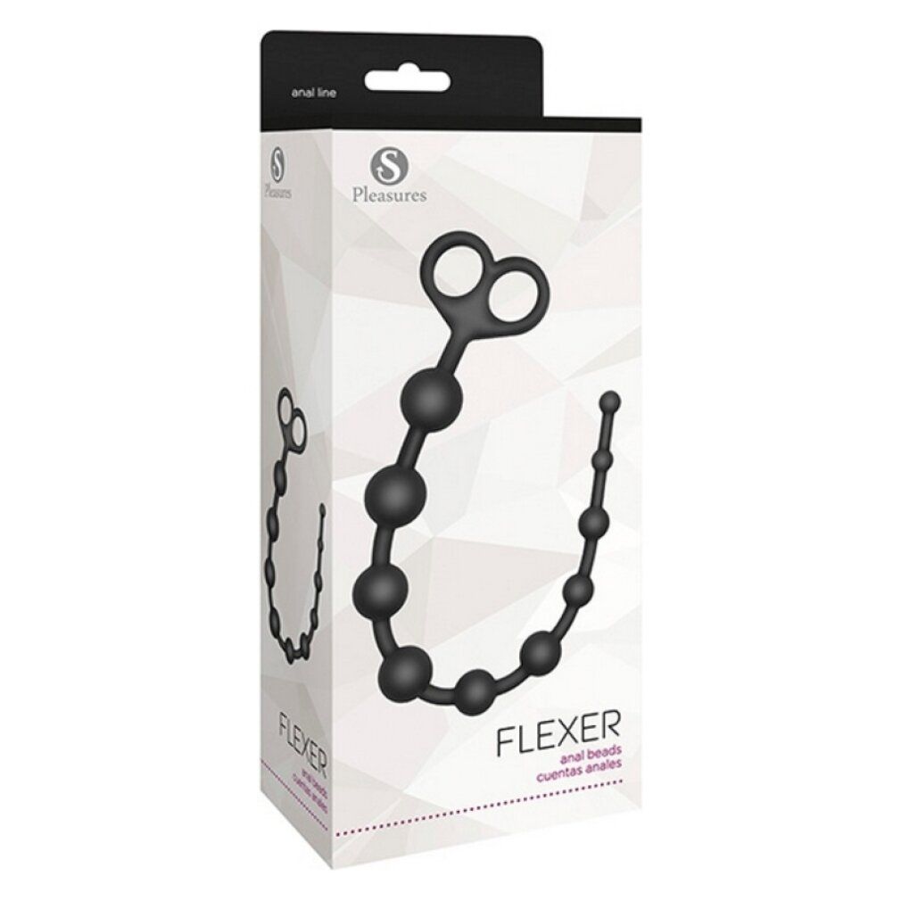 Analkugeln s Pleasures Flexer Schwarz Silikon 1 St - Shop Apotheke