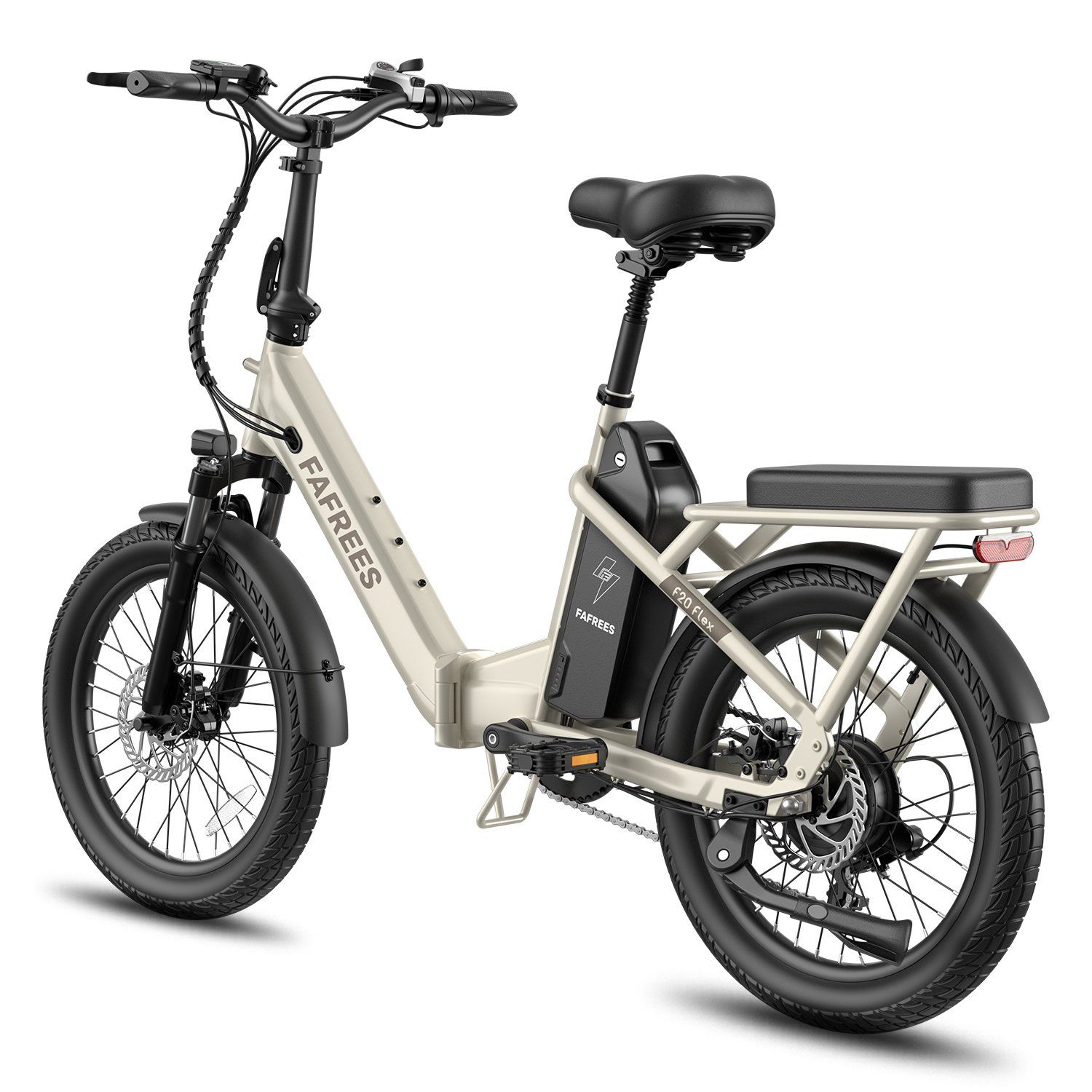 FAFREES F20 Flex Faltbares E-Bike, 25-Ah-Akku (herausnehmbar), 7-Gang-Schaltung