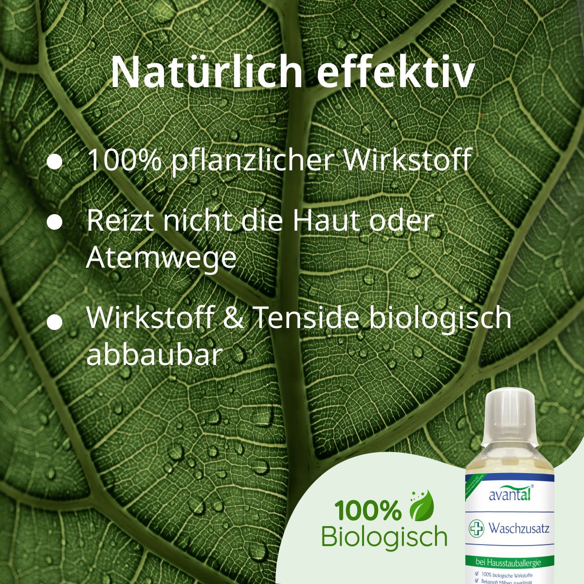 avantal® Anti-Milben-Set Milbenspray und Waschmittel gegen Milben