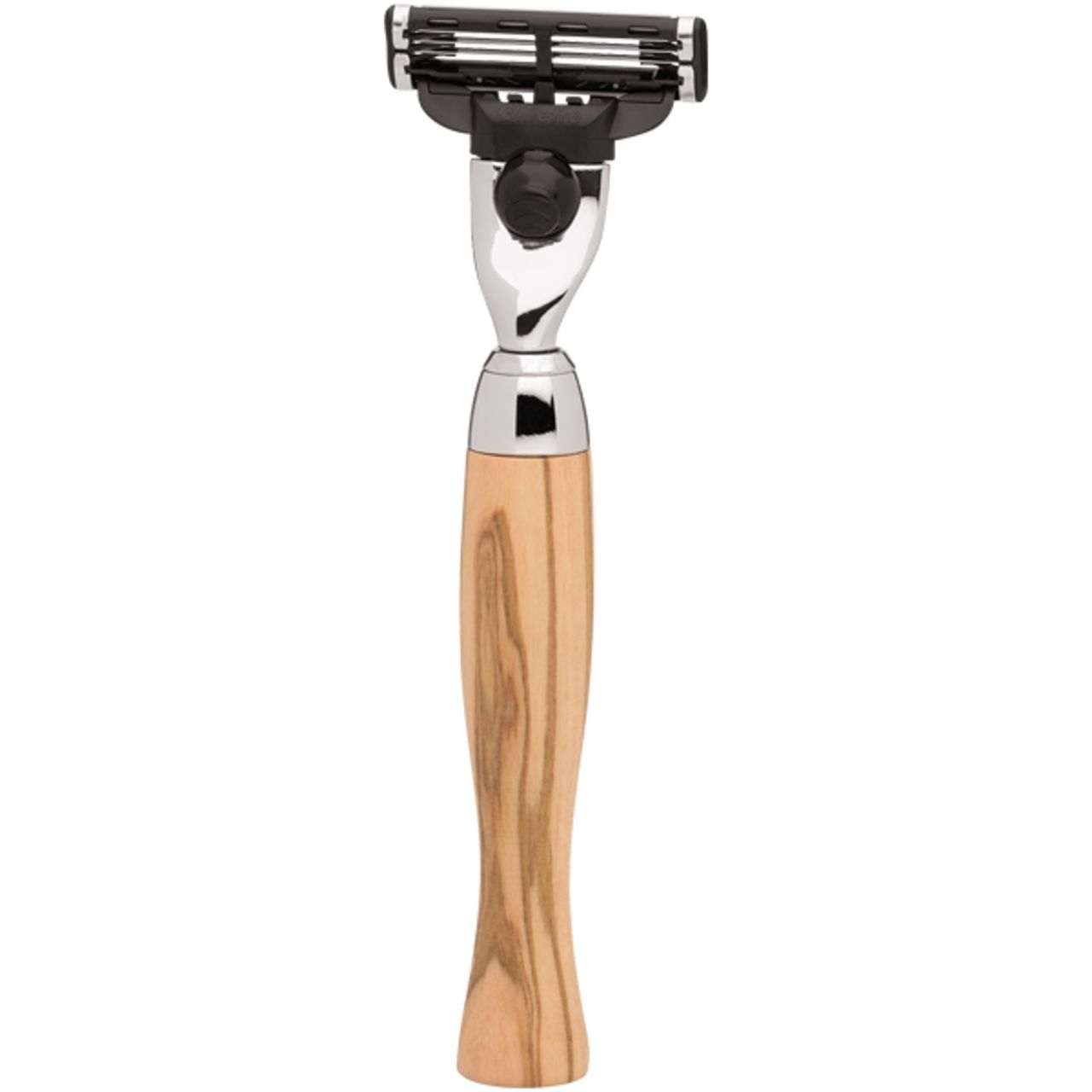 Erbe Solingen Vienna Rasierer Gillette Mach3 Olivenholz
