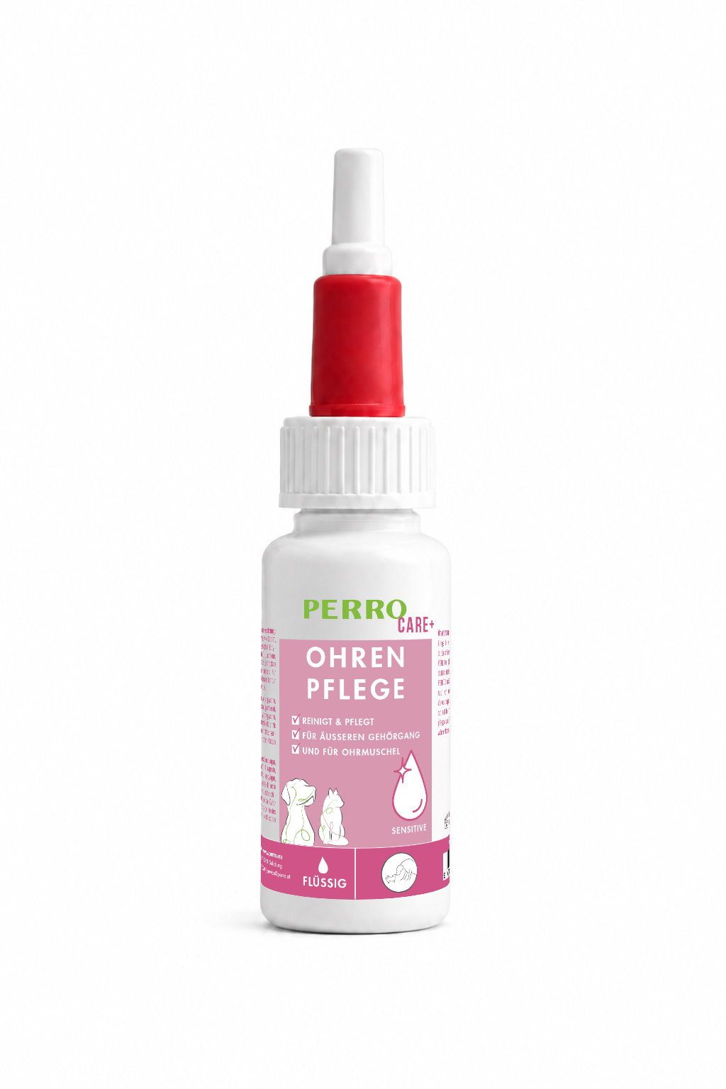 PERRO Care - Ohrenpflege - für Hunde & Katzen