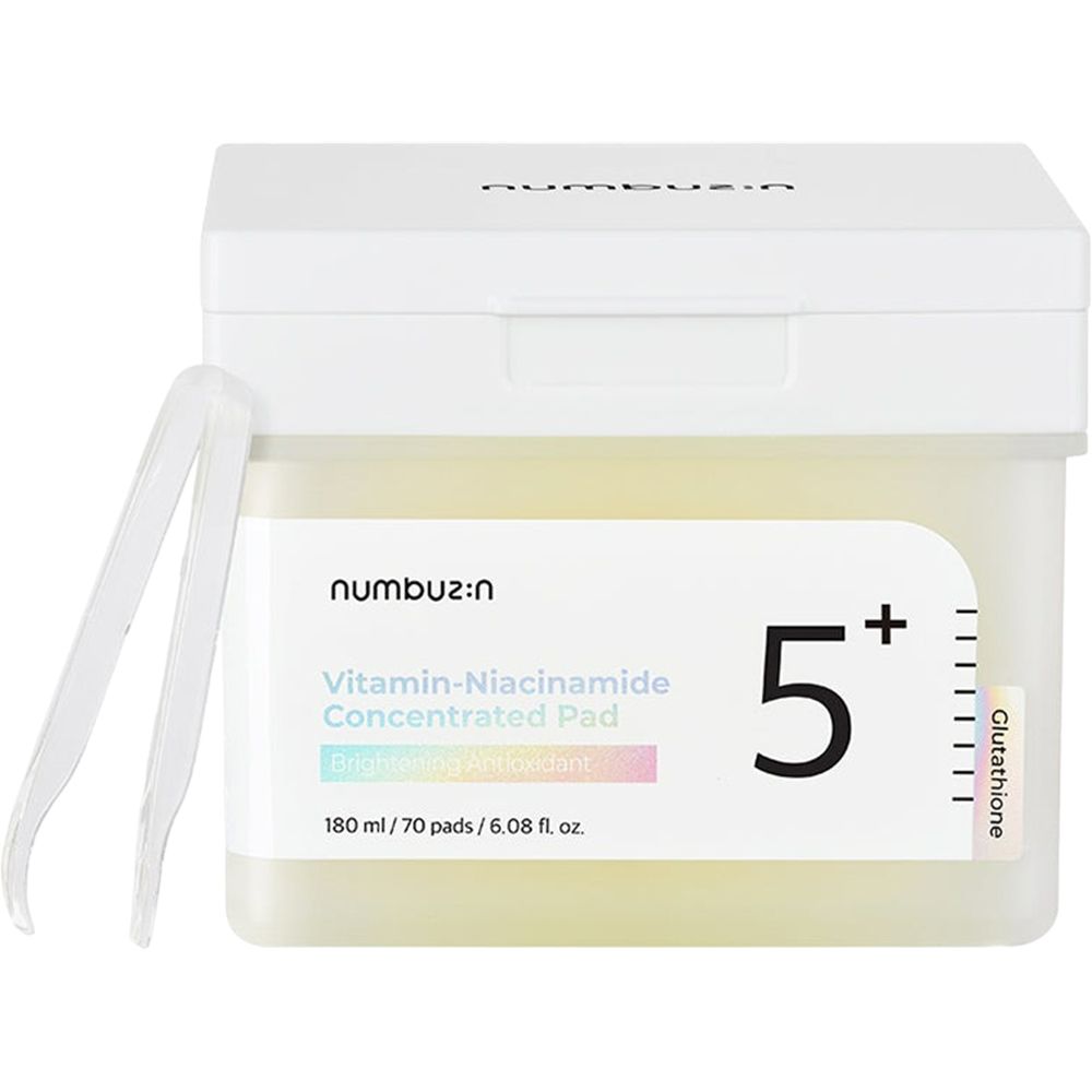 NUMBUZIN No.5 Vitamin-Niacinamide Concentrated Face Toner Pads