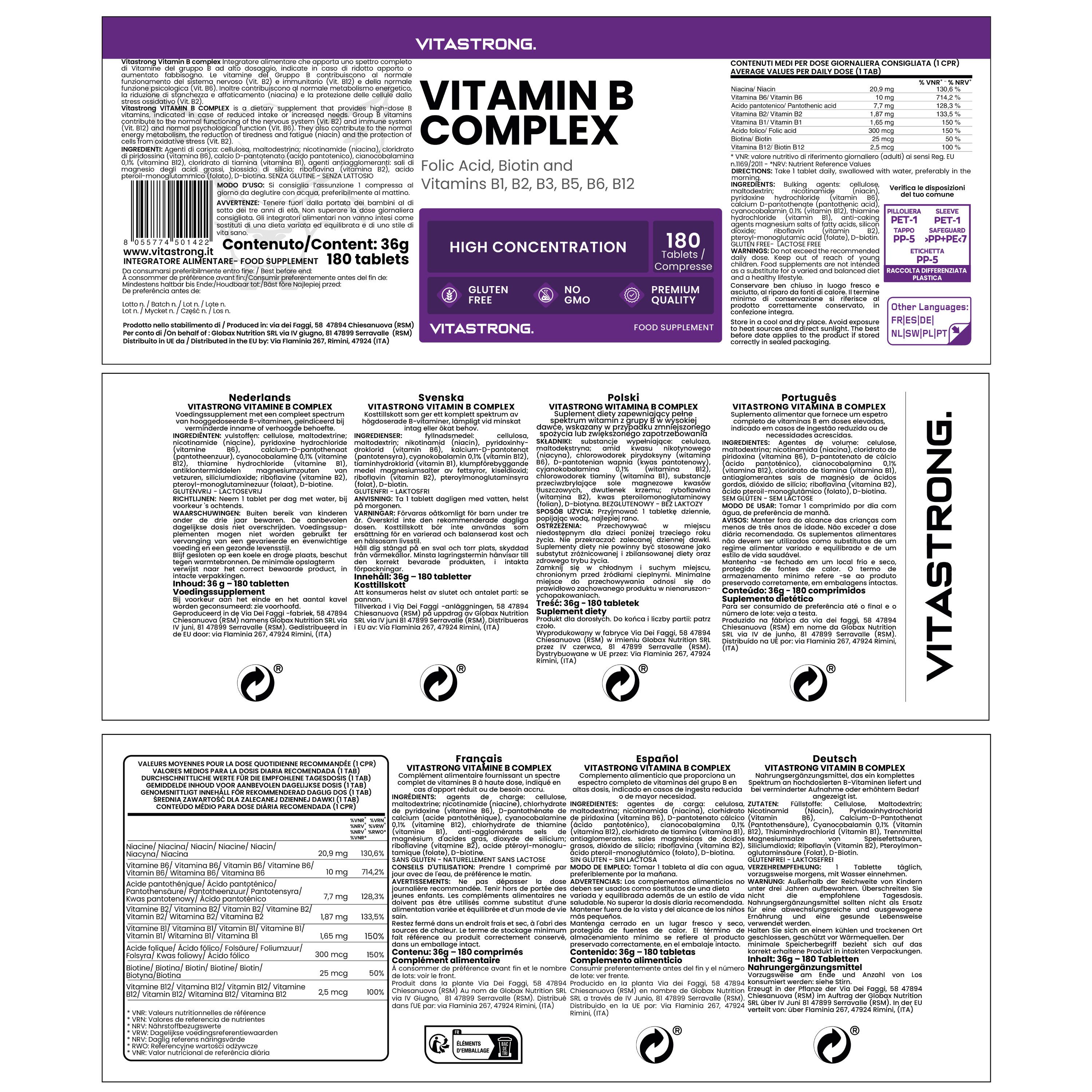 Vitastrong Vitamin B Komplex