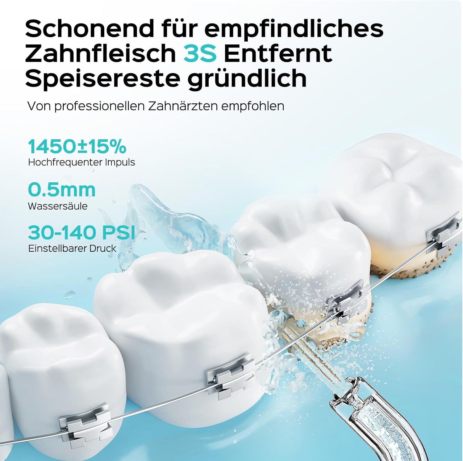 COSLUS  Mini Elektrische Munddusche für Unterwegs