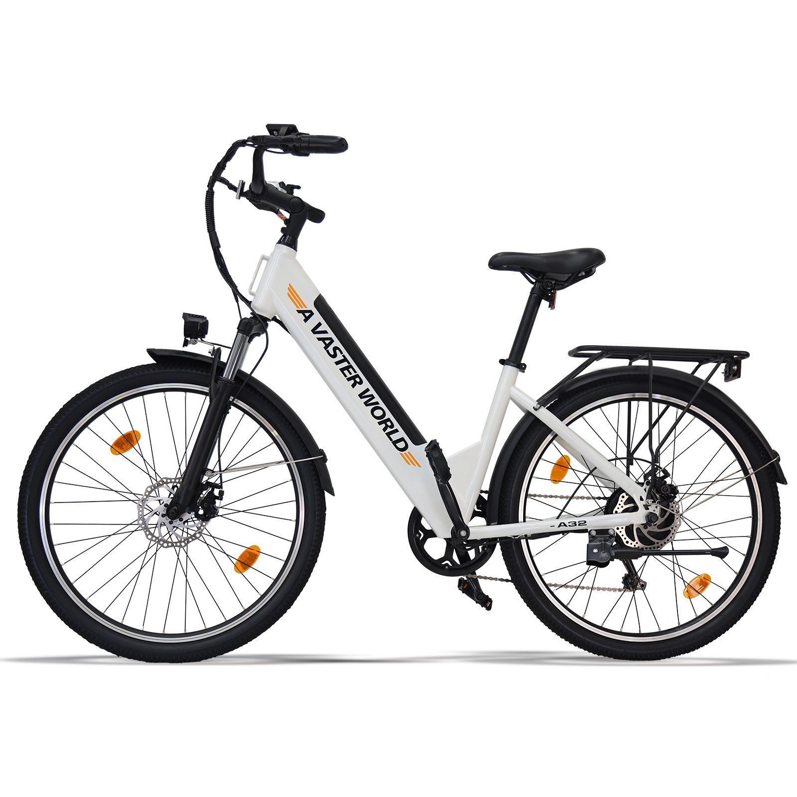 AVDL A32 E-Bike mit tiefem Einstieg für den Stadtverkehr, 48V 10,4Ah Akku