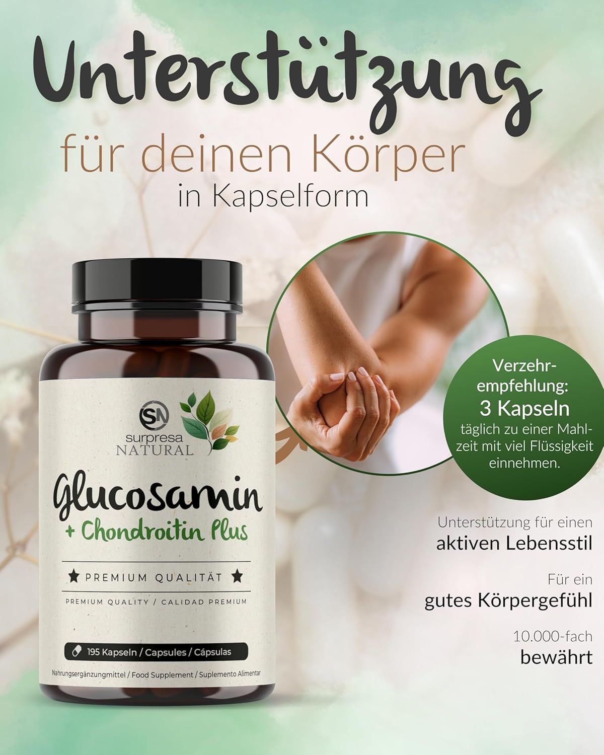 Surpresa Natural Glucosamin Chondroitin Kapseln