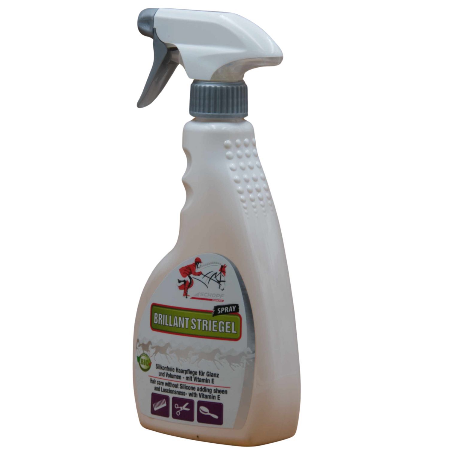 Schopf Brillant Mähnen und Schweifspray