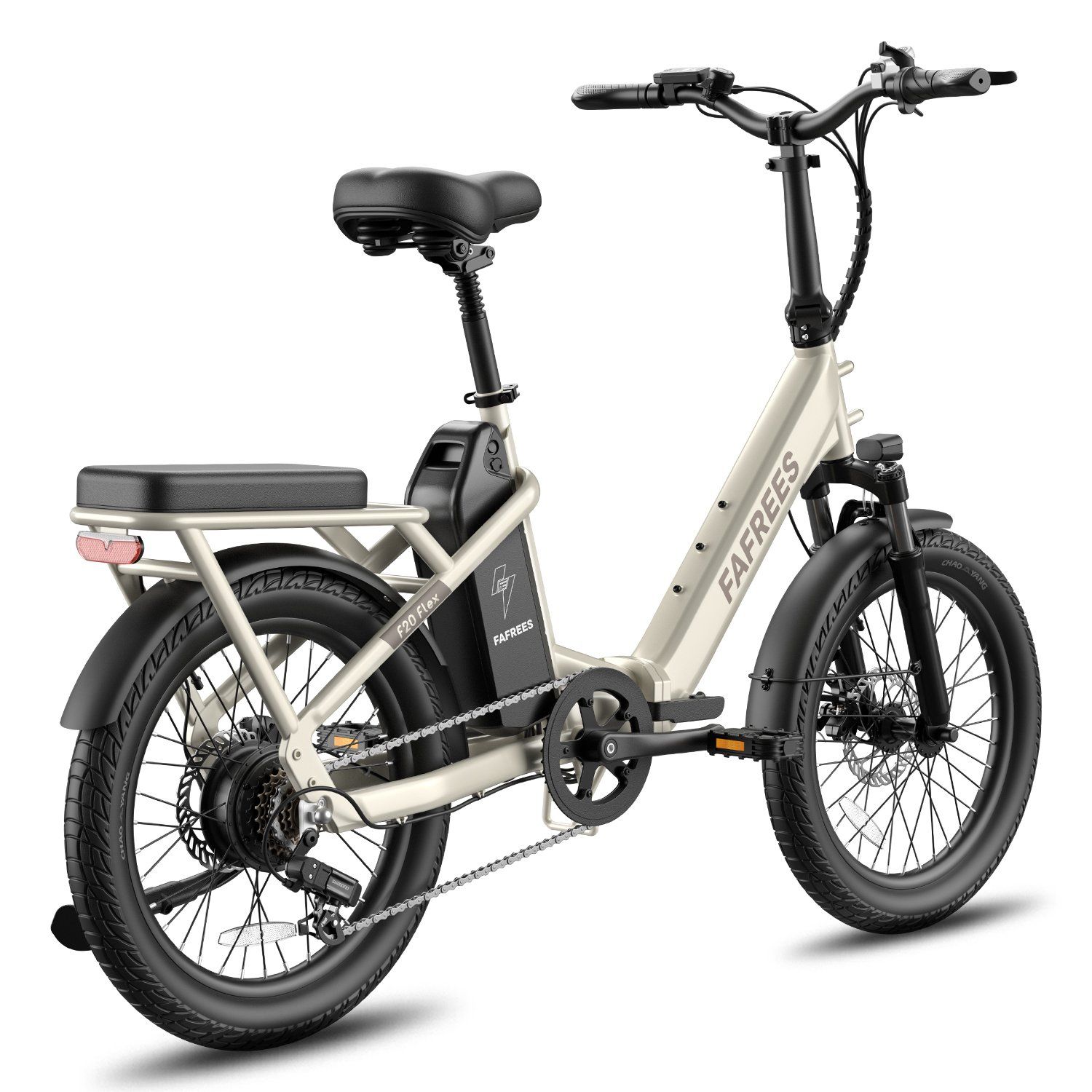 FAFREES F20 Flex Faltbares E-Bike, 25-Ah-Akku (herausnehmbar), 7-Gang-Schaltung