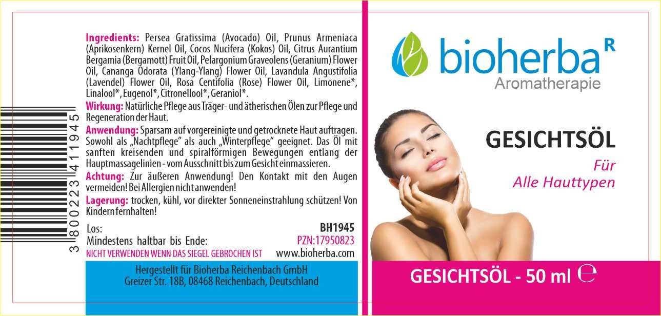Bioherba Gesichtsöl für alle Hauttypen