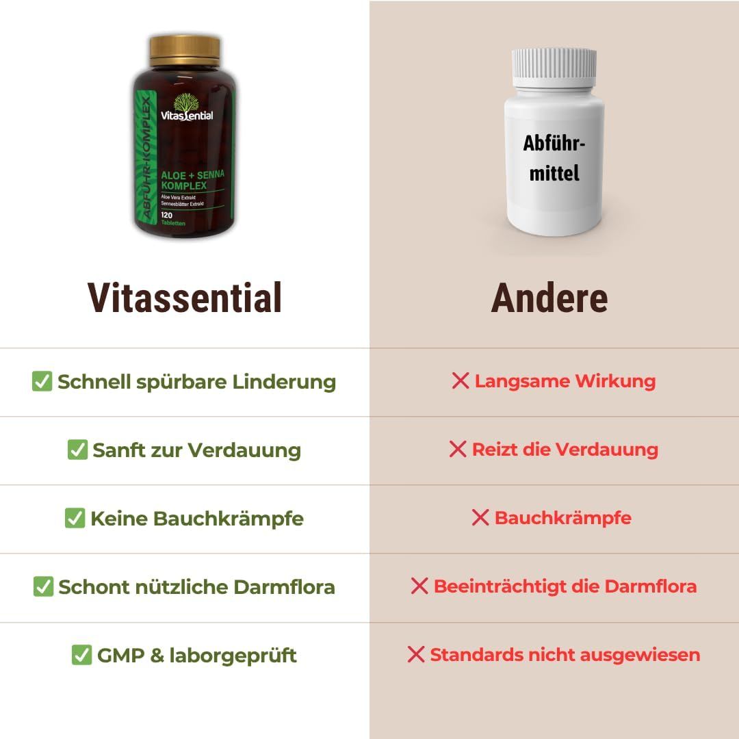 Vitassential Aloe + Senna Komplex Tabletten
