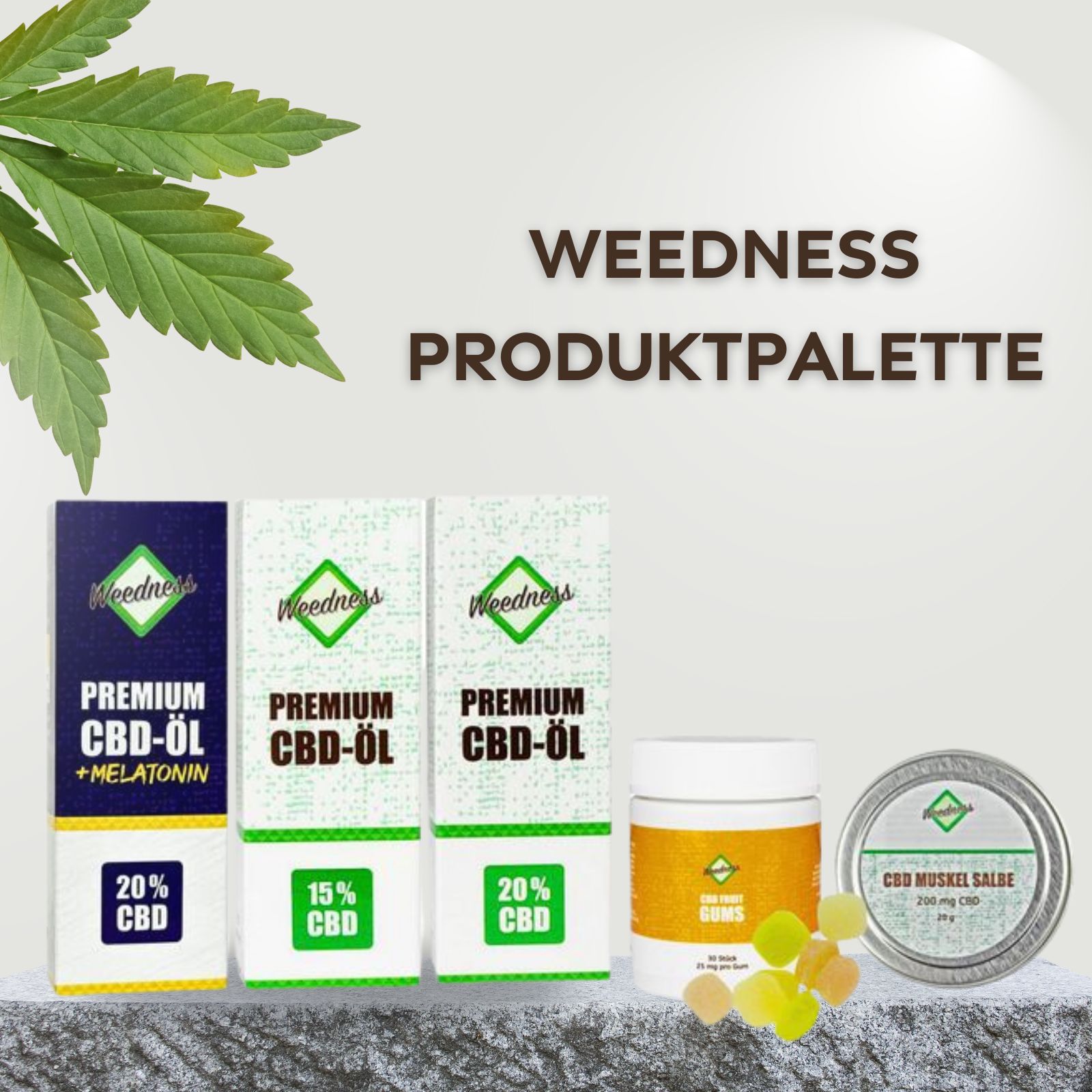 Weedness - CBD Öl Kapseln 10%
