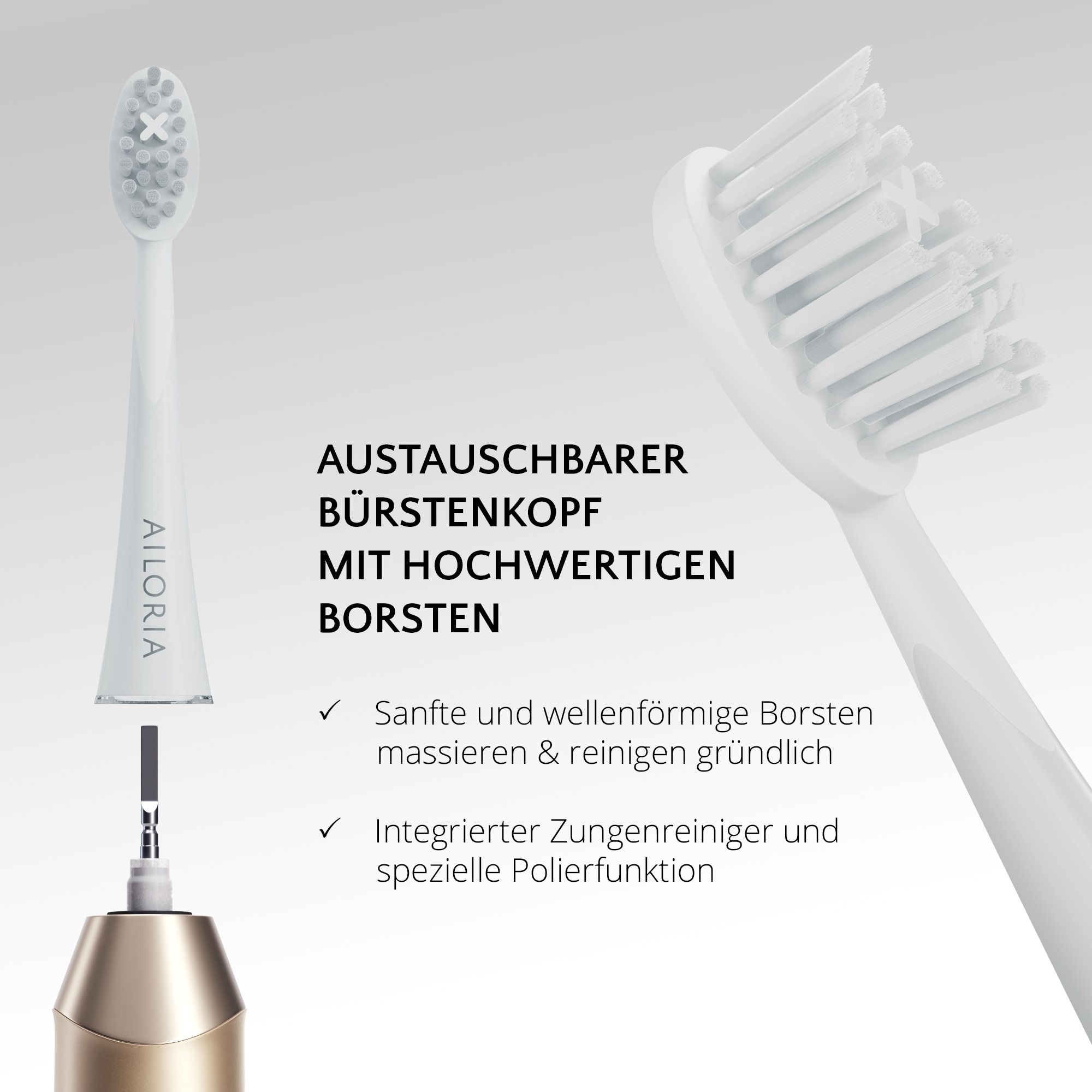 AILORIA SHINE BRIGHT USB-Schallzahnbürste Limited Edition