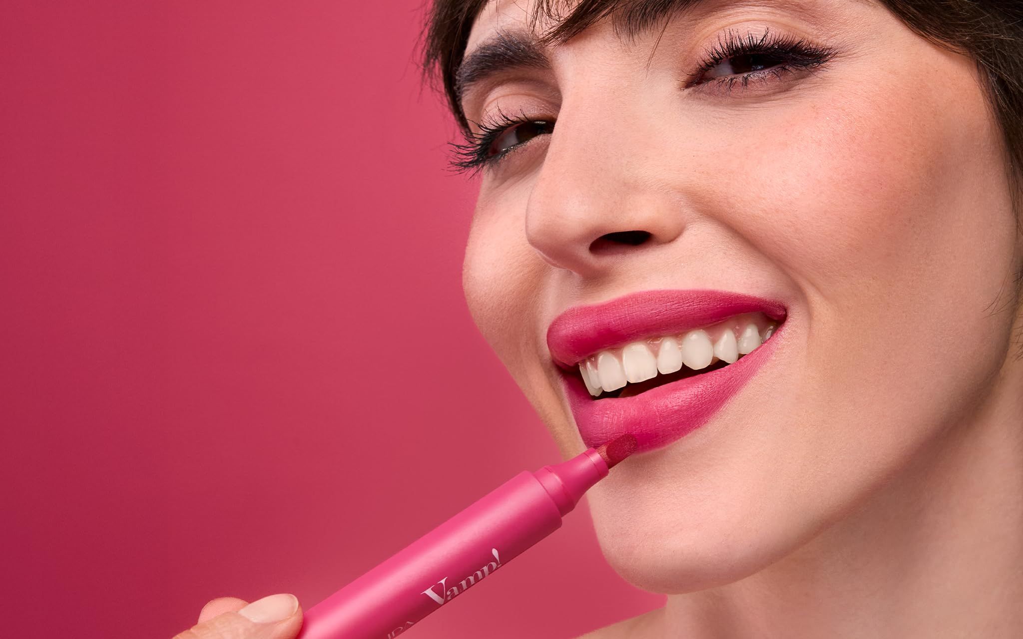 Pupa Vamp! Marker 3‑in‑1 Lippenstift + Gloss Duo, 007 Red Potion