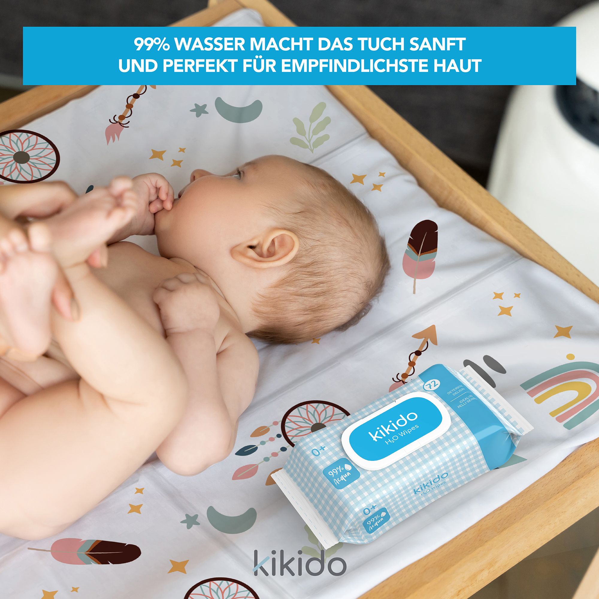 Kikido Baby Feuchttücher Wasser Ohne Duftstoffe