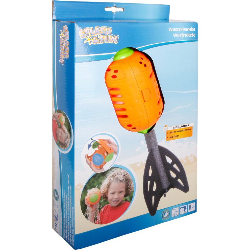VEDES Großhandel GmbH - Ware Splash & Fun Wasserbombe Wurfrakete, inklusive 50 Ballons
