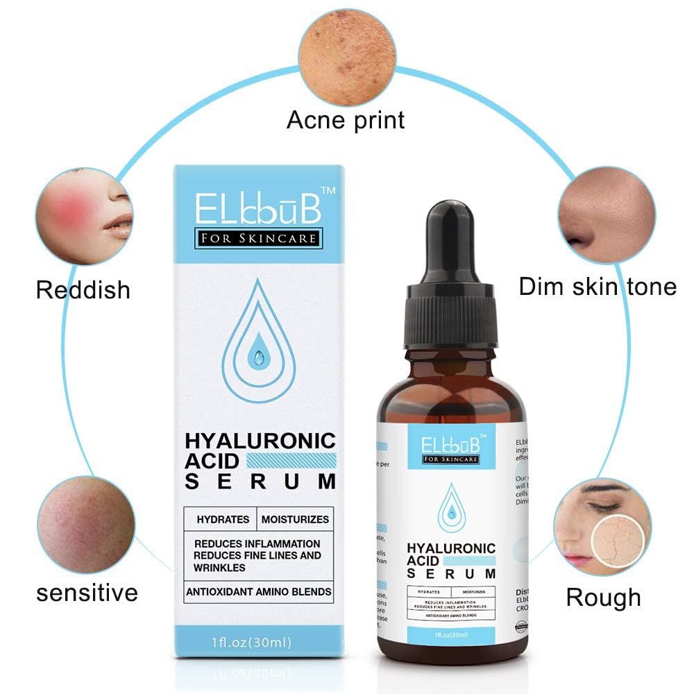Hyaluronsäure Serum - Anti Aging Hyaluron Serum Pflege Konzentrat - Schnell einziehend