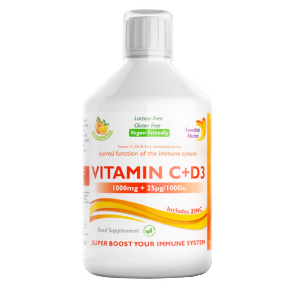Swedish Nutra® | Vitamin C + D3