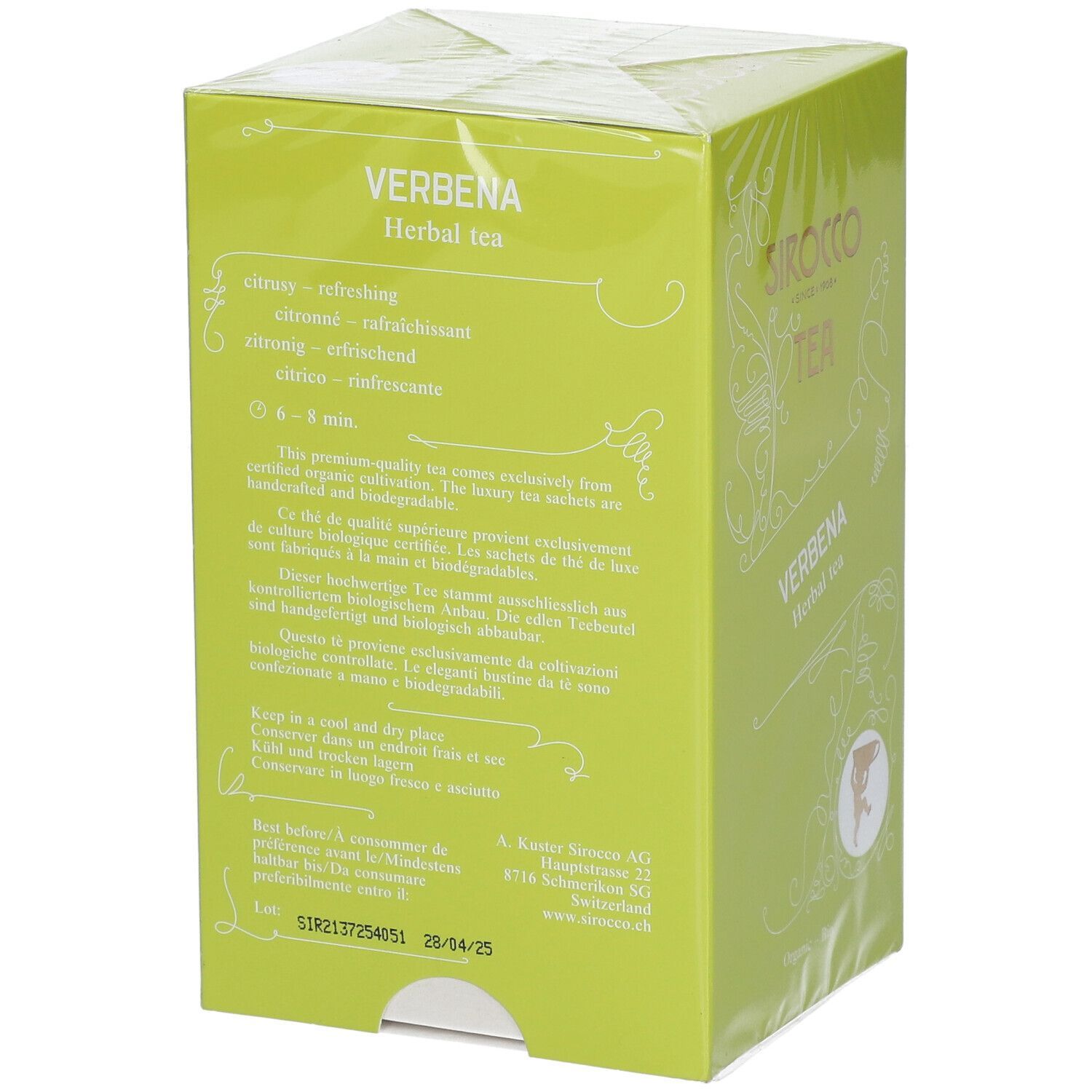 Sirocco Verbena Bio Kräutertee