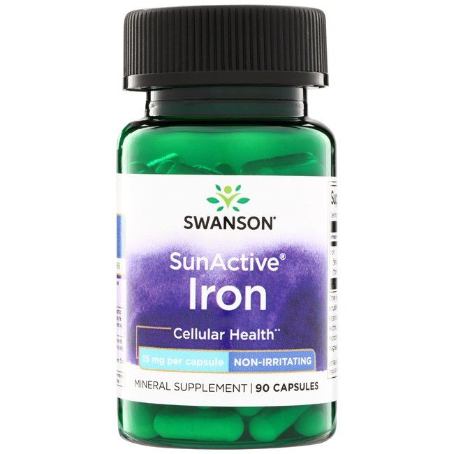 Swanson SunActive Eisen 15 mg