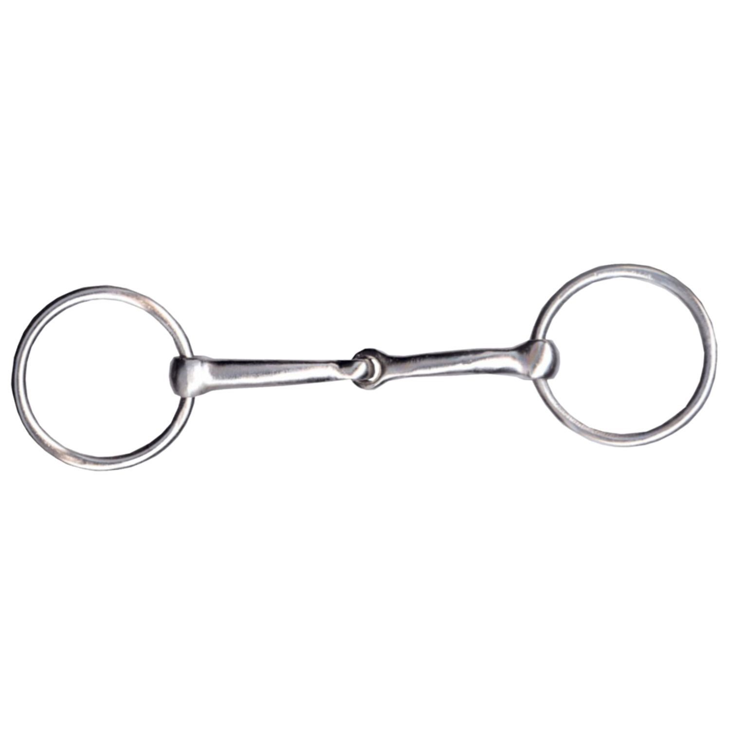 Metall-Wassertrense mit zwei Ringen und Mundstück.