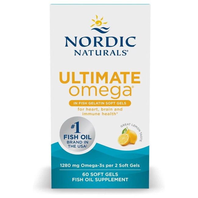 Nordic Naturals Ultimate Omega-3 1280 mg aus Fischgelatine - Zitronengeschmack