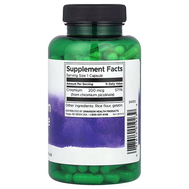 Grüne Flasche mit schwarzen Kapseln. Rückseite mit weißem Etikett. Enthält Nährwertangaben und Inhaltsstoffe.