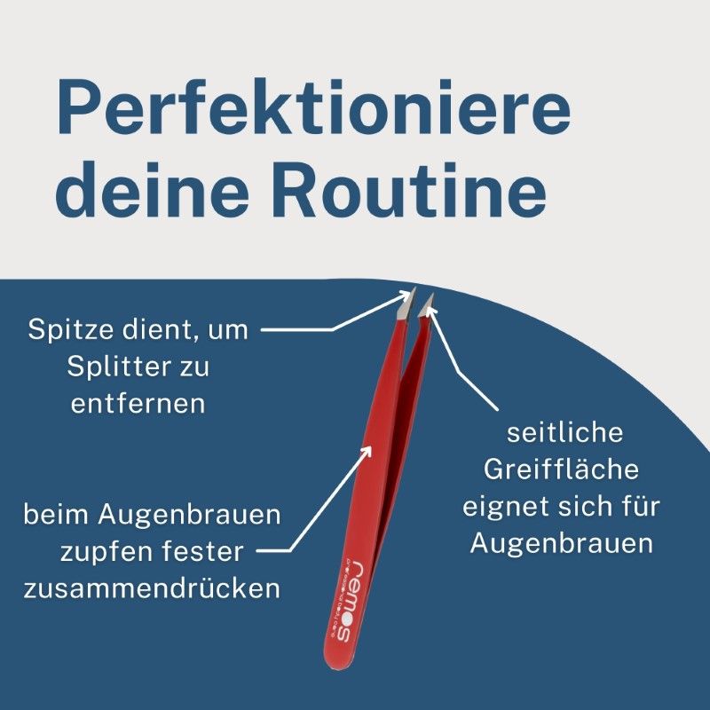REMOS Kombipinzette schräg & spitz
