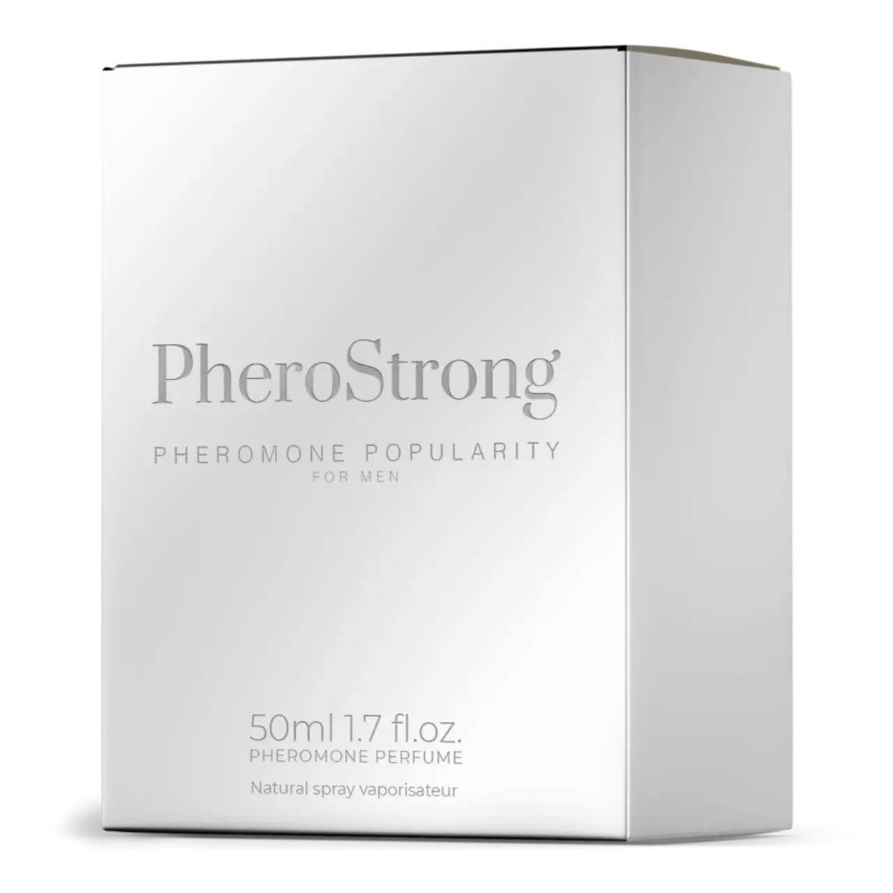 PheroStrong Parfümverpackung. 50ml 1.7 fl.oz. Pheromon Parfüm. Natürliches Spray Vaporisateur.