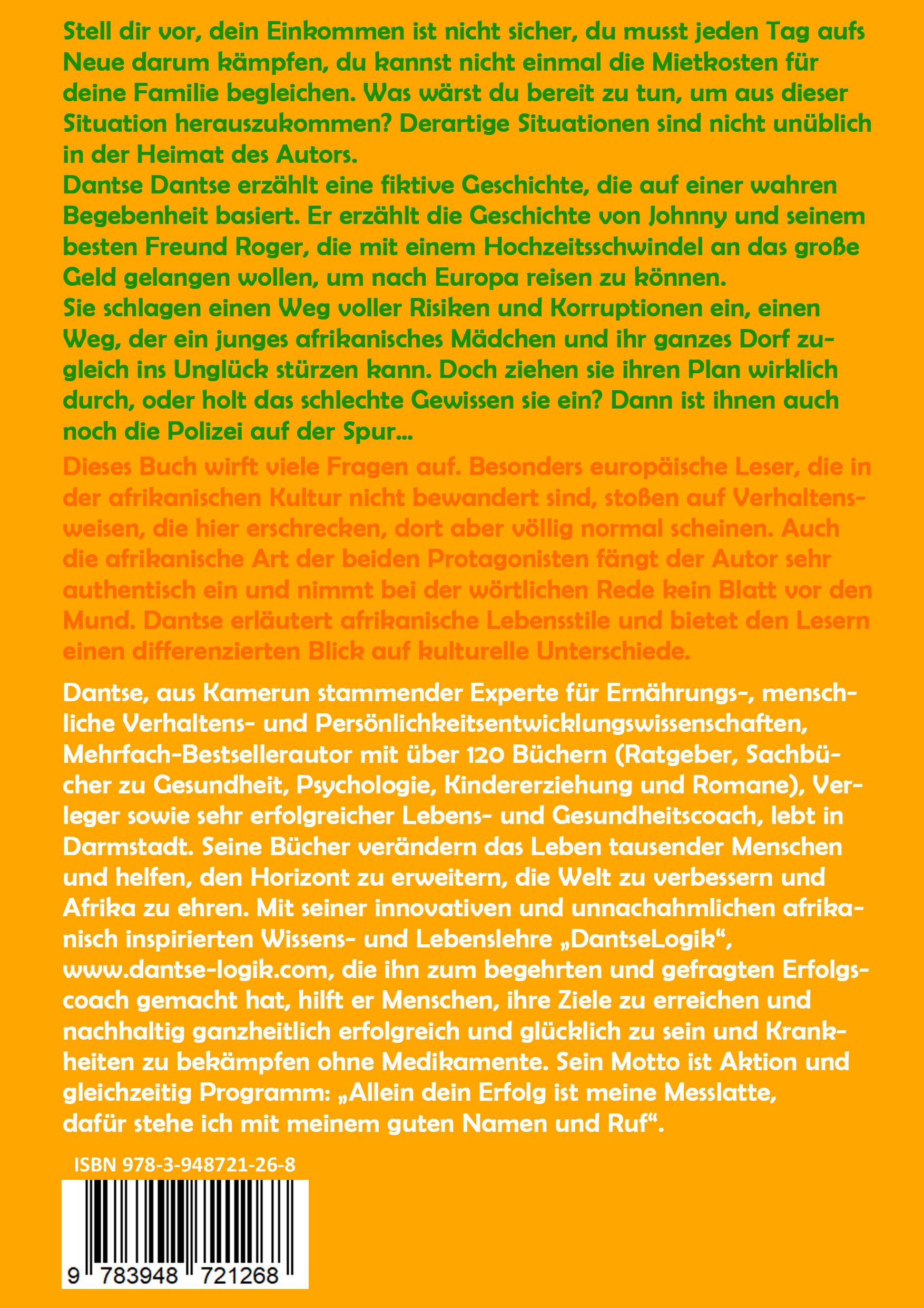 Rückseite eines Buches mit Text in deutscher Sprache. ISBN-Code und Verlagshinweis.