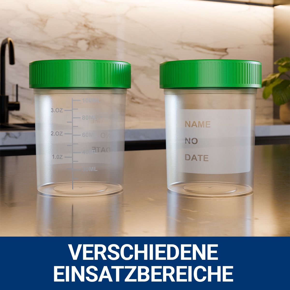BMUT Urinbecher - Probenbecher 100ml