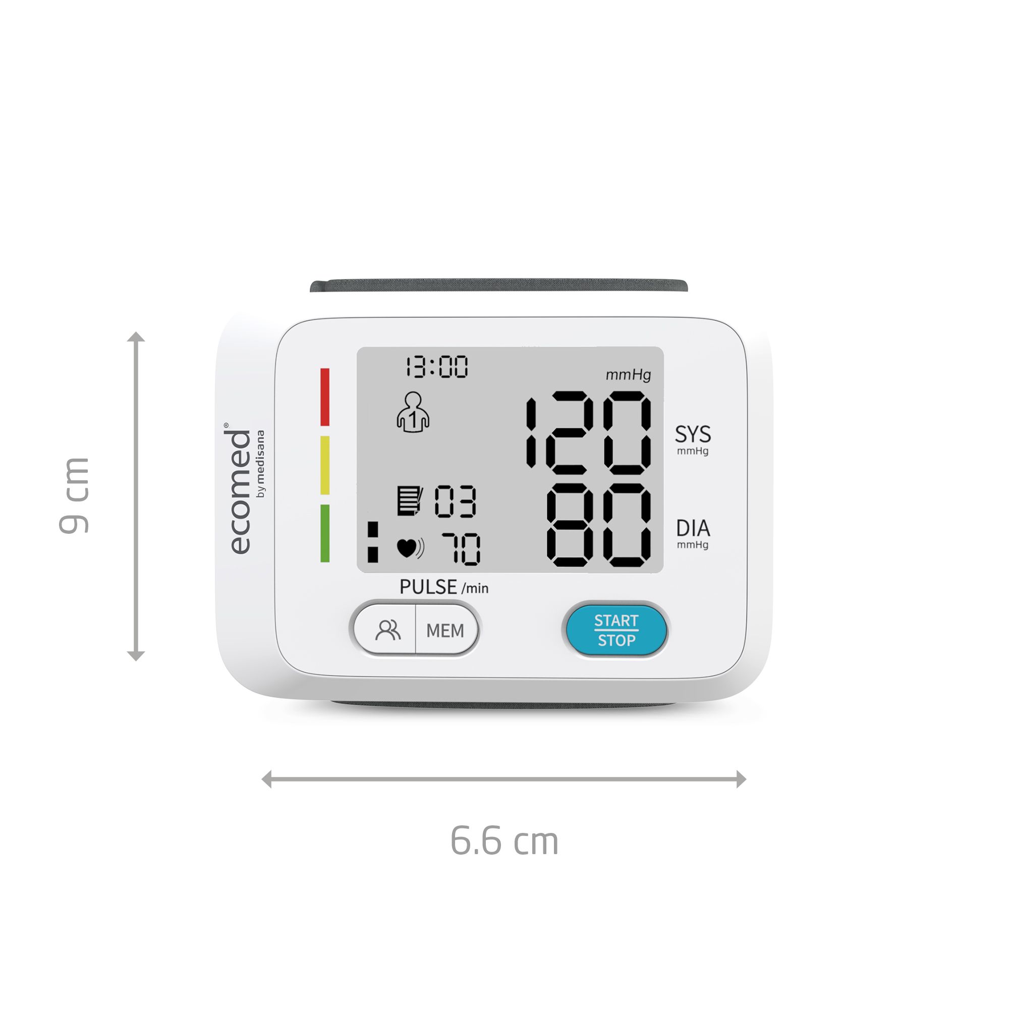 ecomed BW-83E Handgelenk-Blutdruckmessgerät