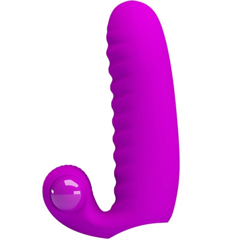 Pretty Love Abbott Doppelfingeraufsatz Vibrator mit Klitorisstimulation pink