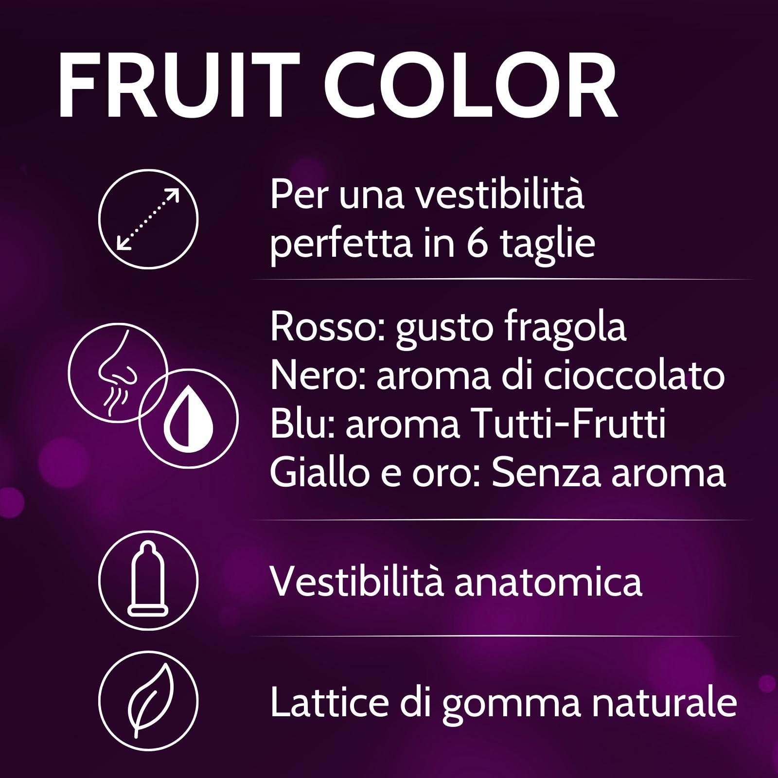 Vibratissimo Kondome Fruit Color 57mm