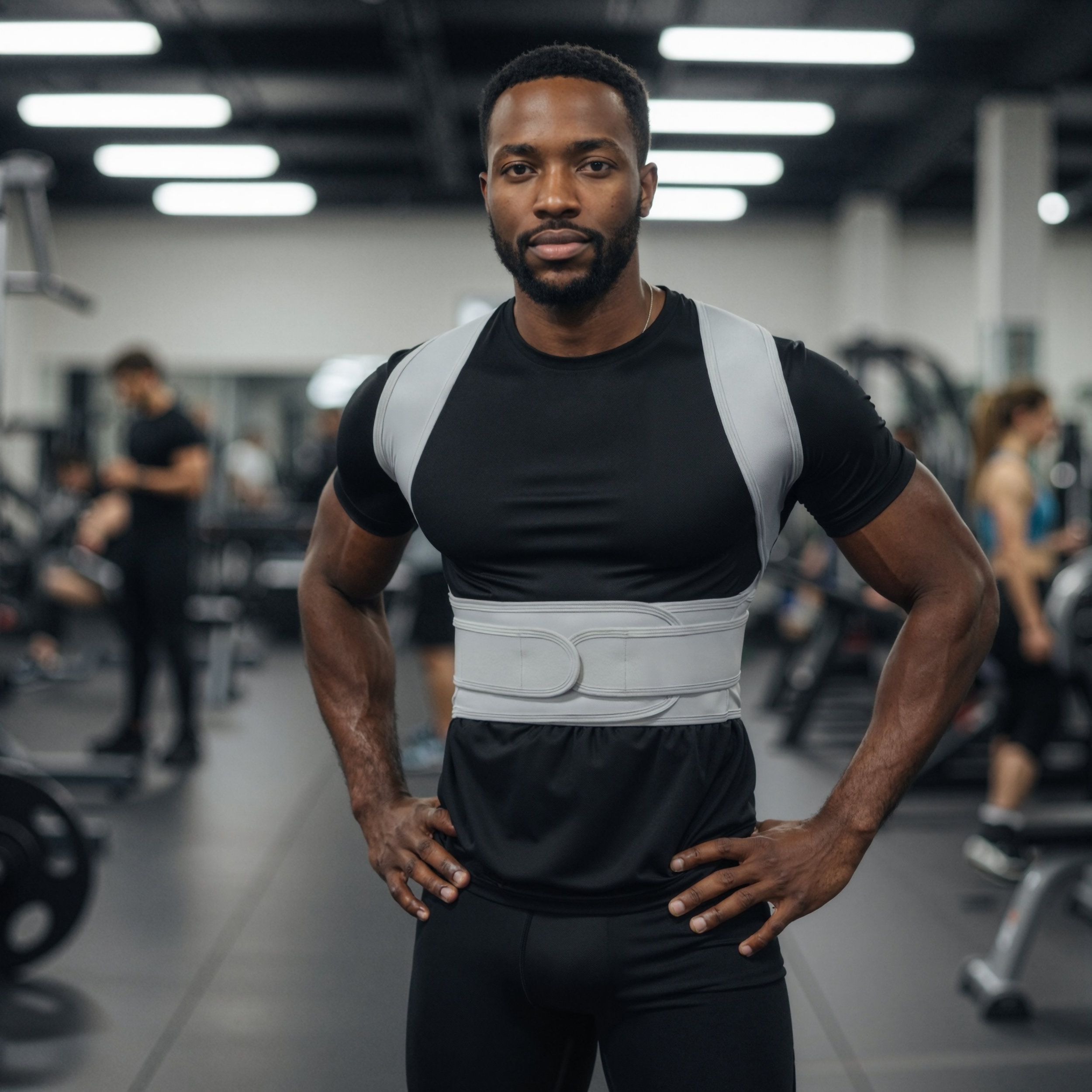 Haltungs­korrektor für Rücken & Schultern – Verstellbare, Atmungsaktive Rückenstütze – Größe L-XL